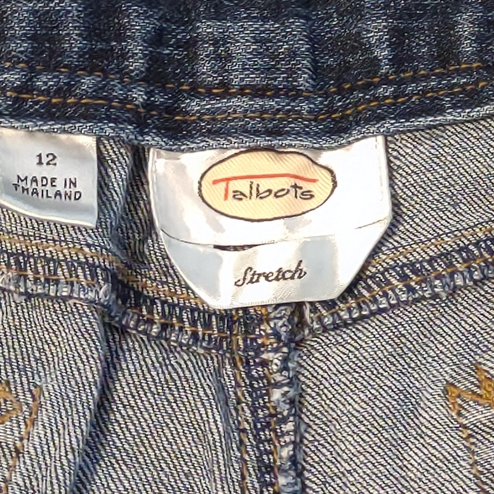 Talbot stretch straight leg jeans. Size 12